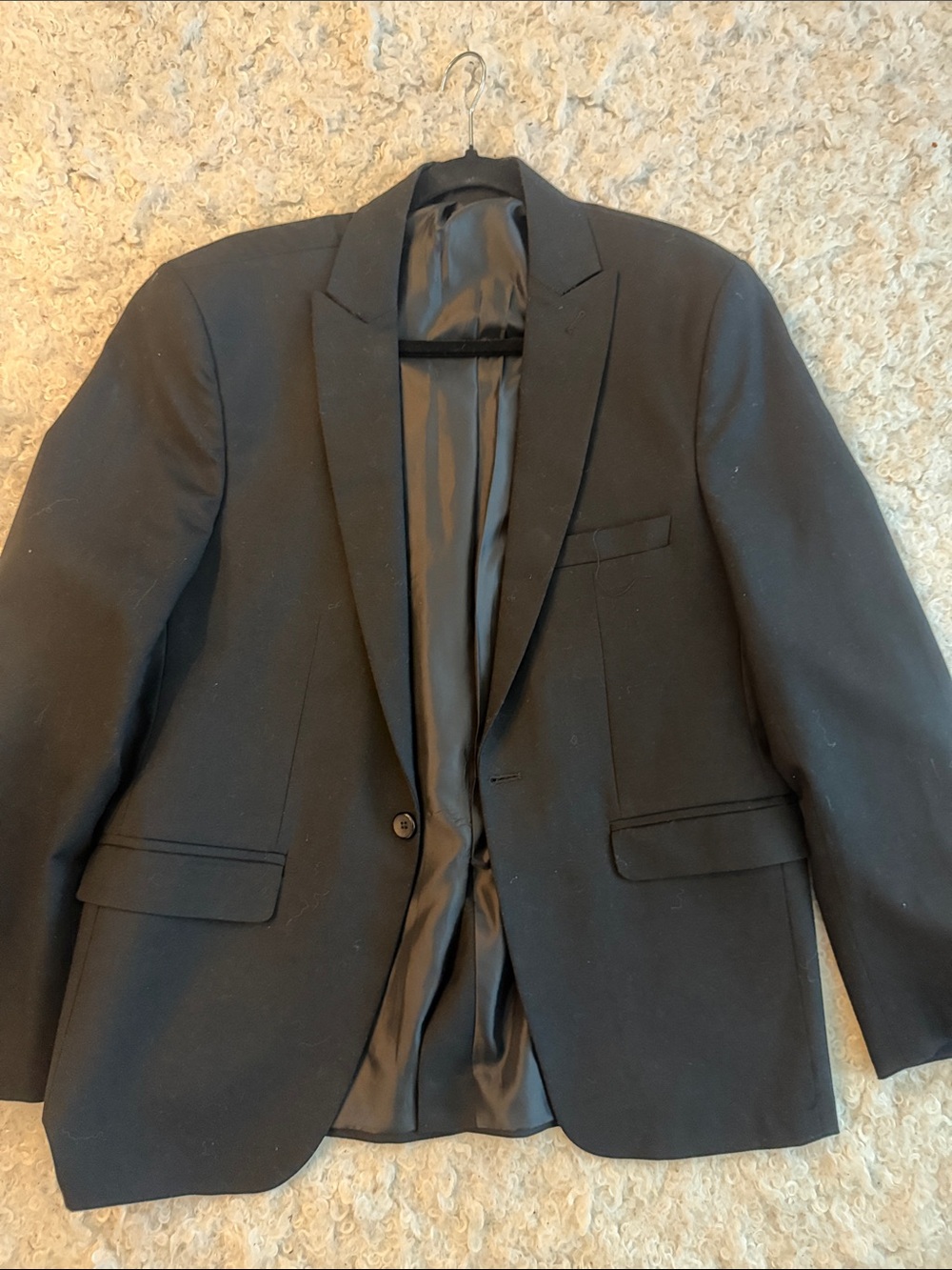 Classic Black Men's Blazer - Timeless Tailored Look